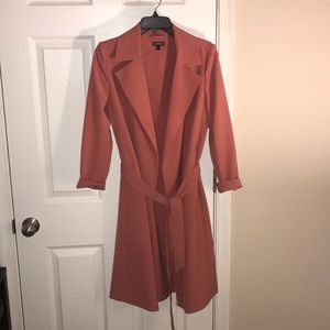 Salmon Trench Coat